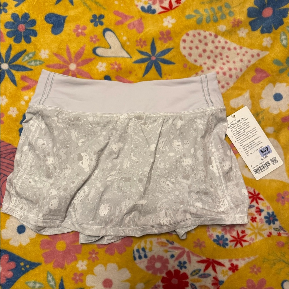 Lululemon Light Gray Athletic Skirt